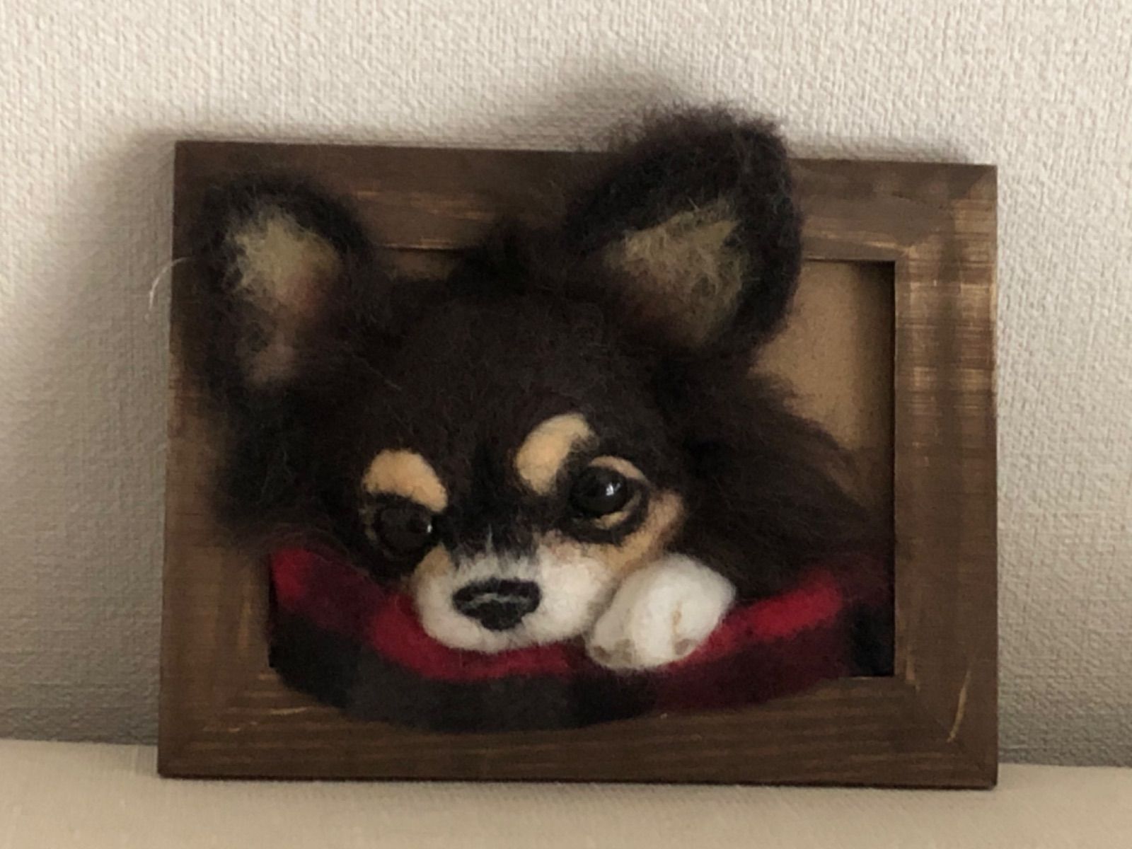 A 仲良し2匹のアートドール 【ハンドメイド】猫 ぬいぐるみ 羊毛