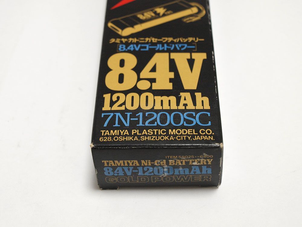 タミヤ 8.4V ゴールドパワー カドニカ バッテリー 1200mAh 7N