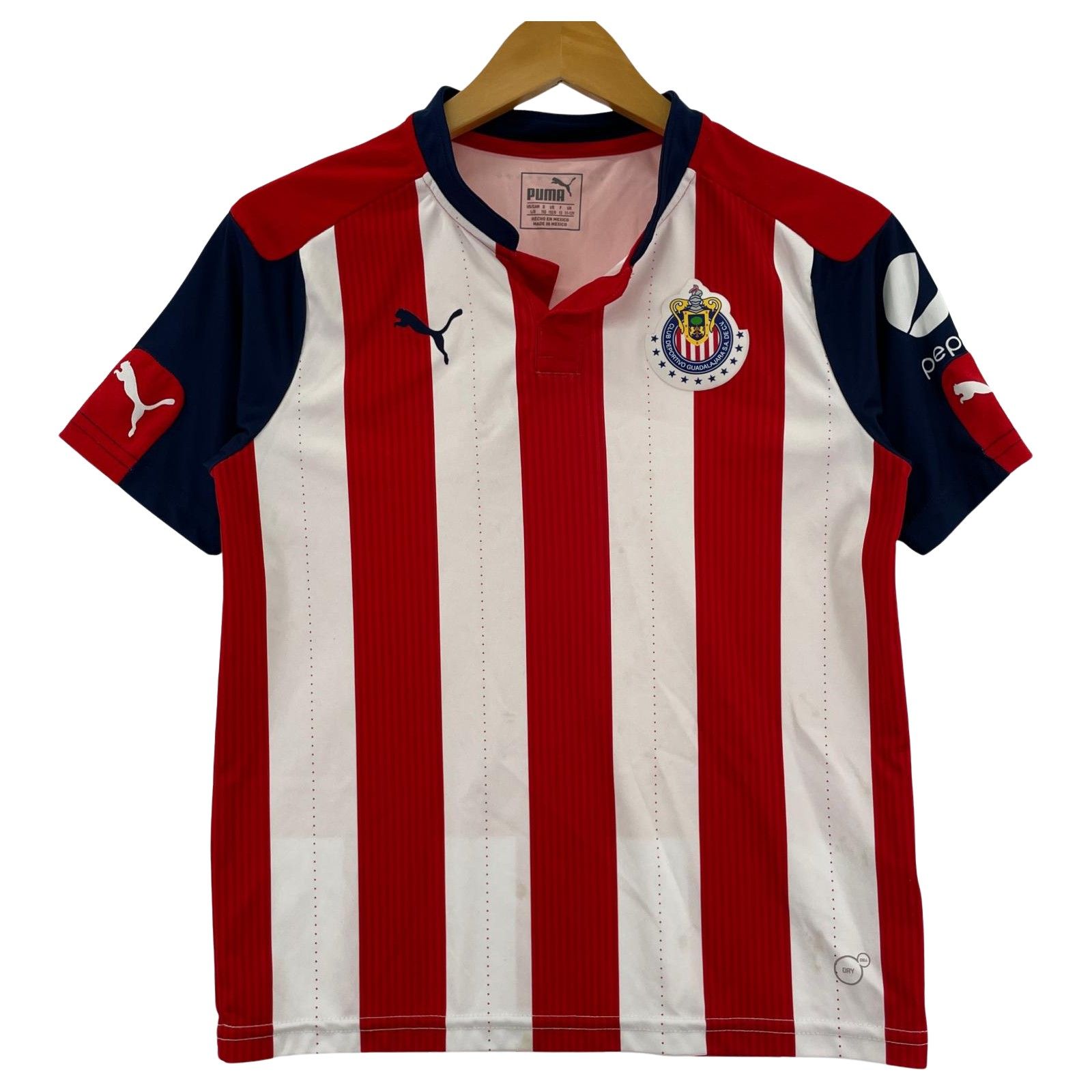 PUMA プーマ ストライプ スポーツ サッカーウエア半袖Tシャツ