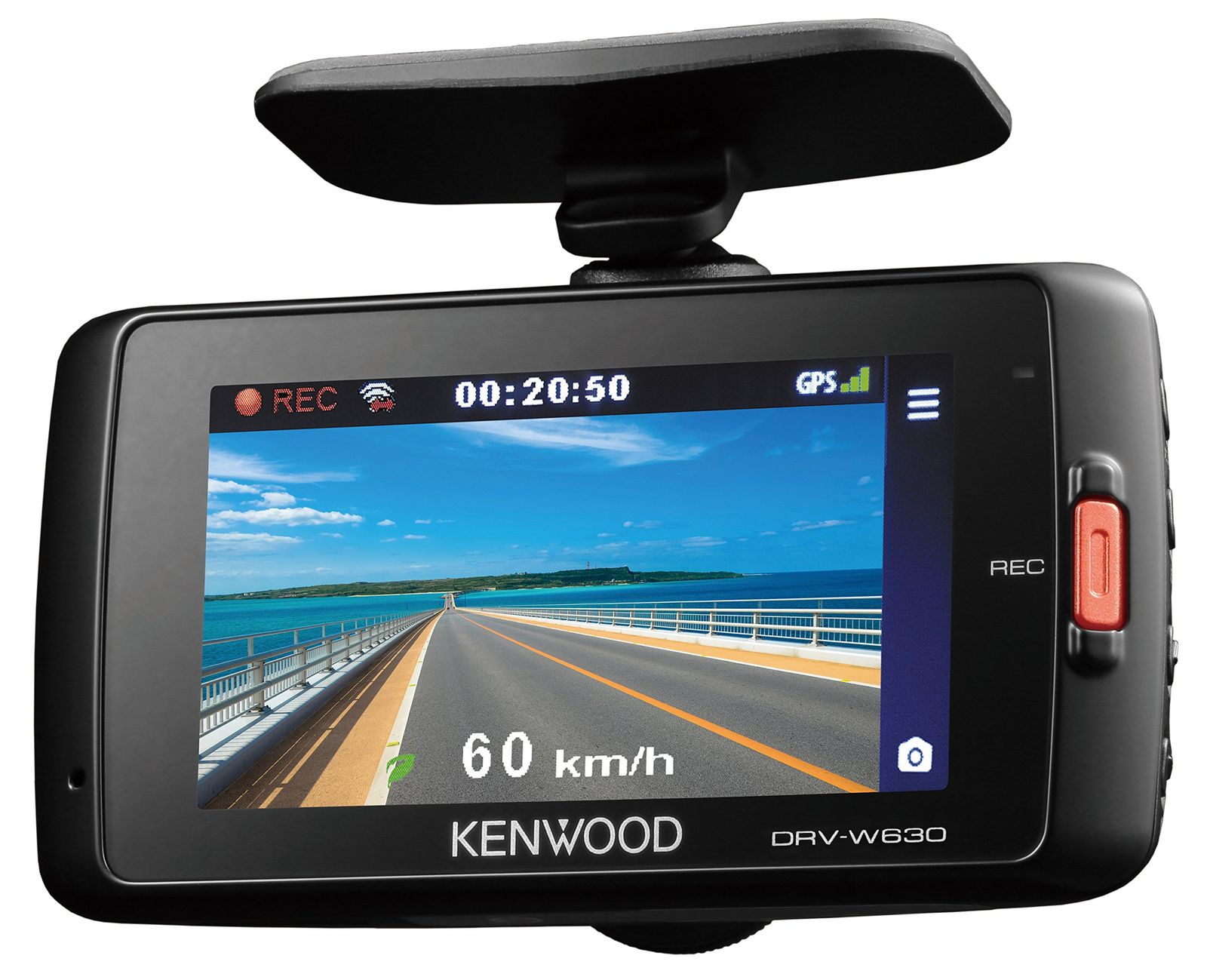 ケンウッド KENWOOD ドライブレコーダー WideQuad-HD Wifi機能付 DRV-W630 1.Wifi付きモデル