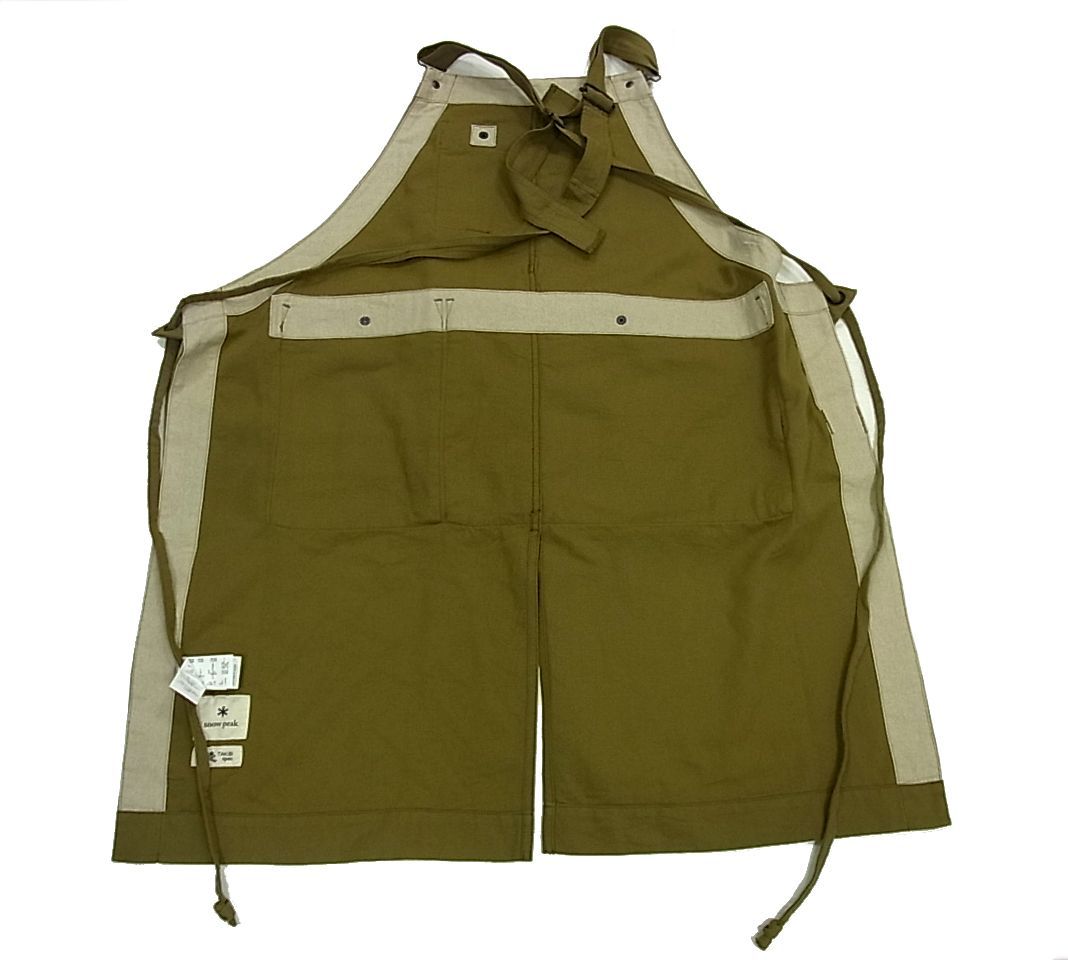 新品 定価28.600円■Snow Peak 焚火 TAKIBI Duck Apron アウトドアエプロン キャンプ BBQ 2020年モデル メンズ レディース スノーピーク