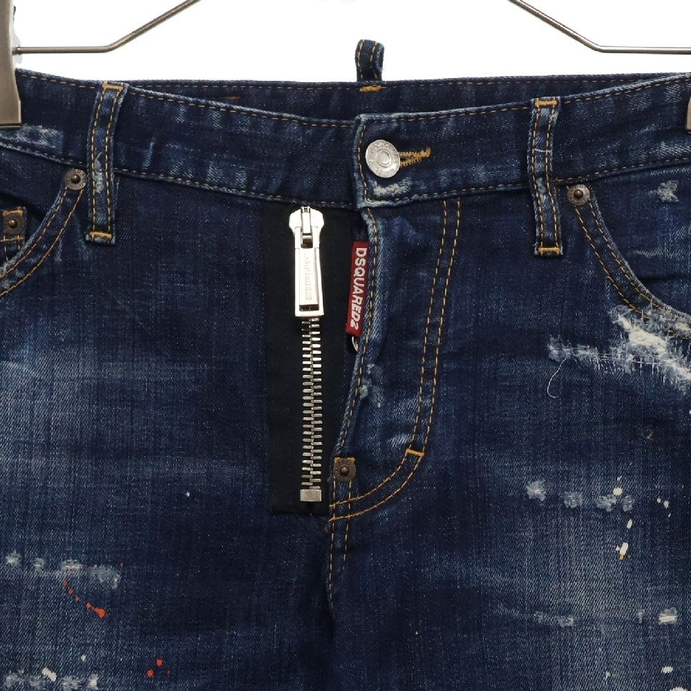 DSQUARED2 (ディースクエアード) 18AW SEXY TWIST JEAN ペイント