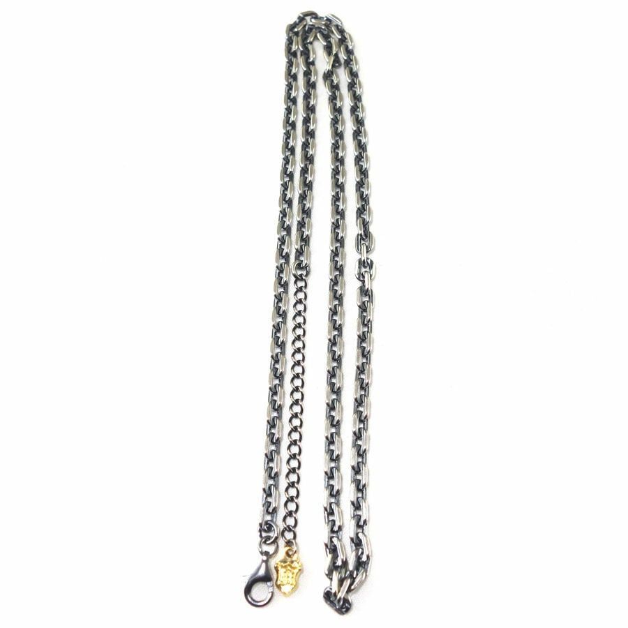 4面カットあずきシルバーチェーン4mm燻し アルテミスクラシック シルバー ジュエリーブランド