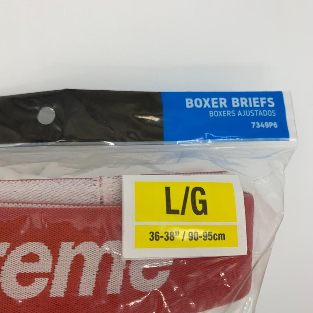 Supreme×HANES BOXER BRIEFS White L