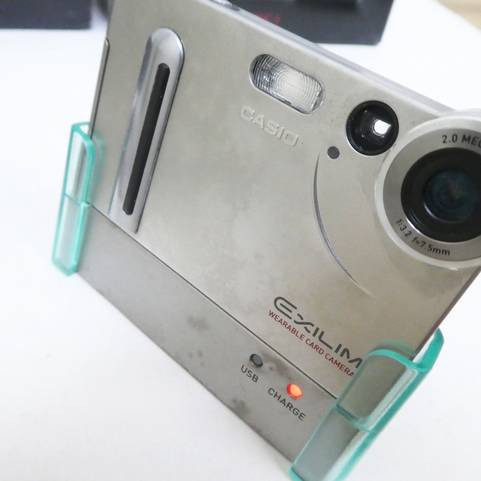 Q739【希少】動作品 CASIO EXILIM EX-S2 カードサイズ コンデジ カメラ 