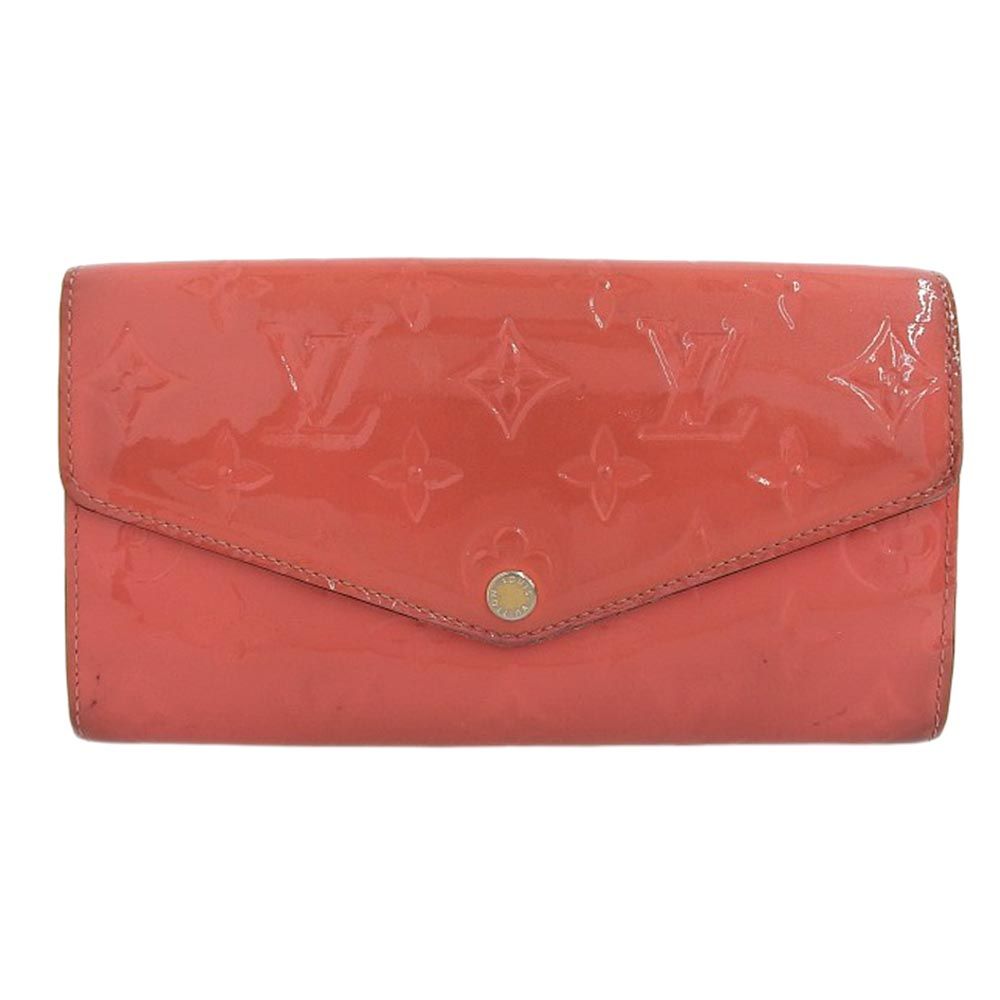 本物保証】 ルイヴィトン LOUIS VUITTON ヴェルニ ポルトフォイユ サラ
