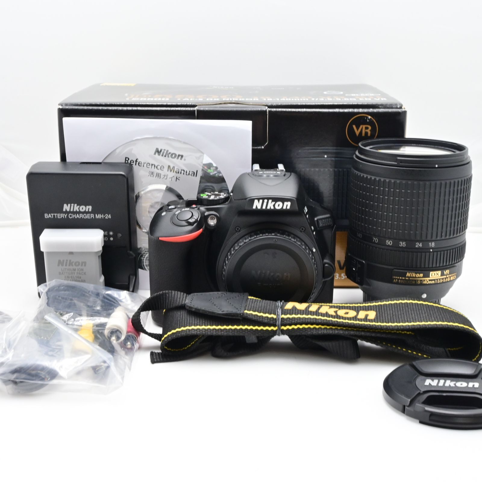 Nikon デジタル一眼レフカメラ D5500 18-140 VR レンズキット ブラック ...