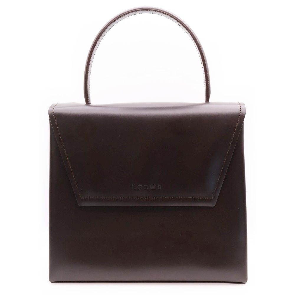 ✨希少✨LOEWE ブリーフケース 2way ロゴ レザー ブラウン 1000085934435-11.jpg
