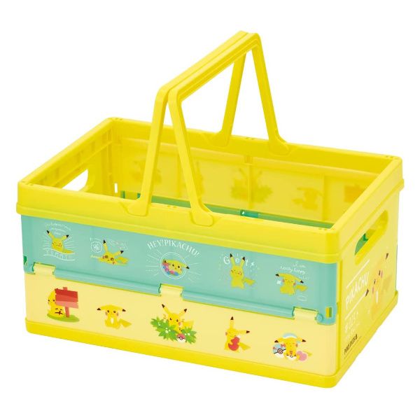 コンテナ 折りたたみ 収納ボックス ポケットモンスター ポケデイズ （ 収納ケース カゴ バスケット コンテナボックス ポケモン ピカチュウ キャラクター 買物かご キャラ 折りたためる コン