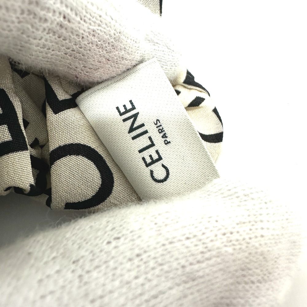 CELINE シルクシュシュ ロゴ入り CELINE セリーヌ シュシュ ロゴ シルク - メルカリ