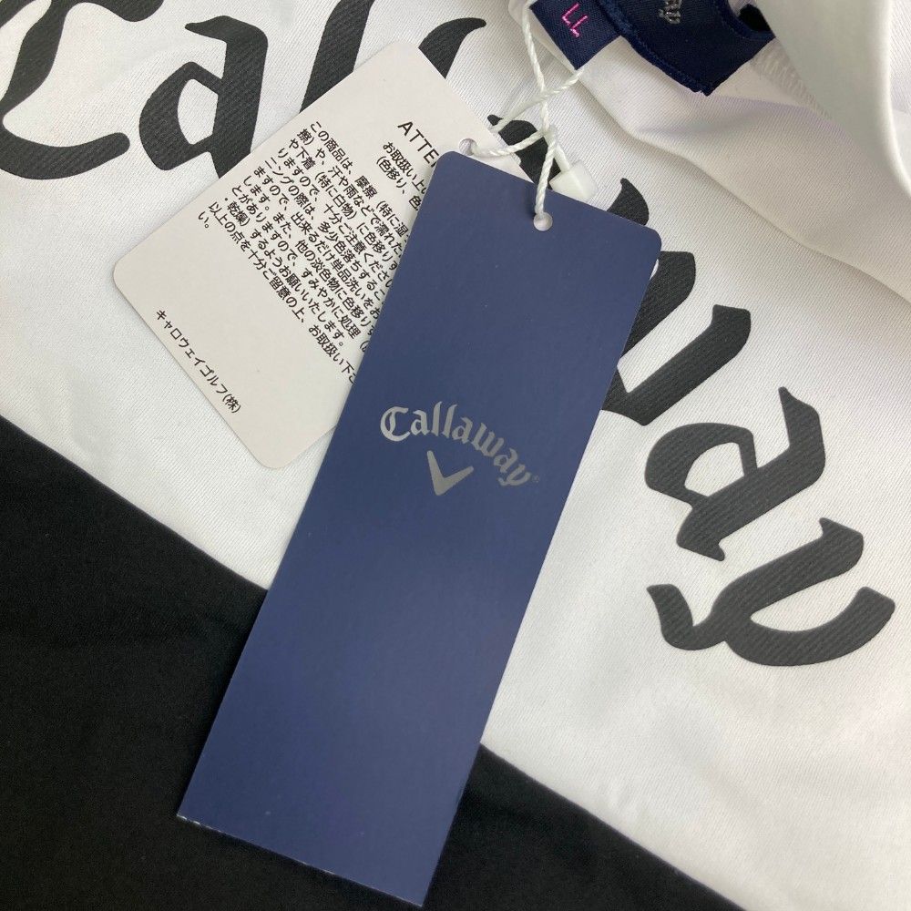 キャロウェイ　LL 半袖モックネック　ワンピース　ブラック　大きいサイズ サイズ：LL CALLAWAY キャロウェイ 2024年 半袖 モックネック