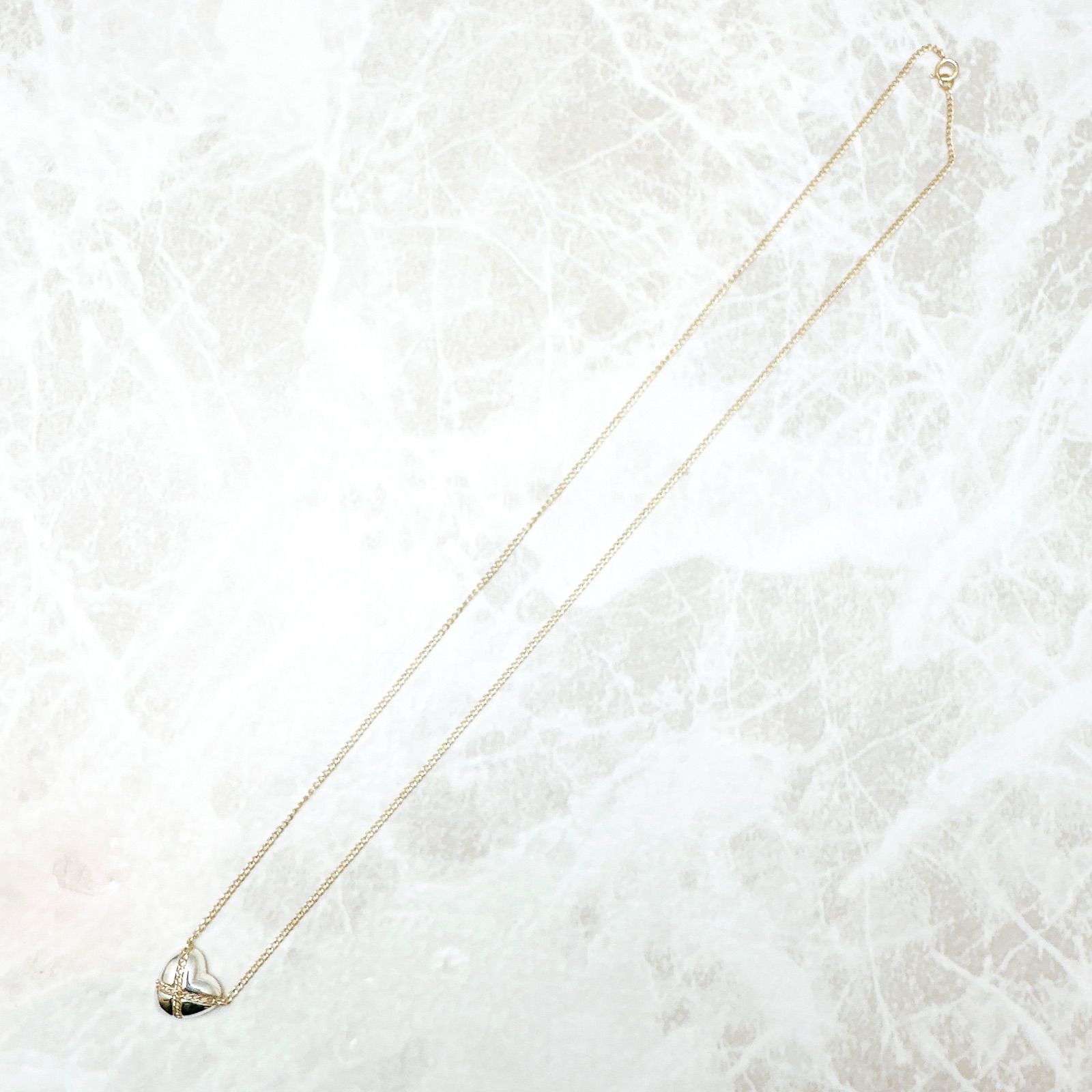 人気?Tiffany＆Co. クロスハート シルバー ゴールド コンビ 