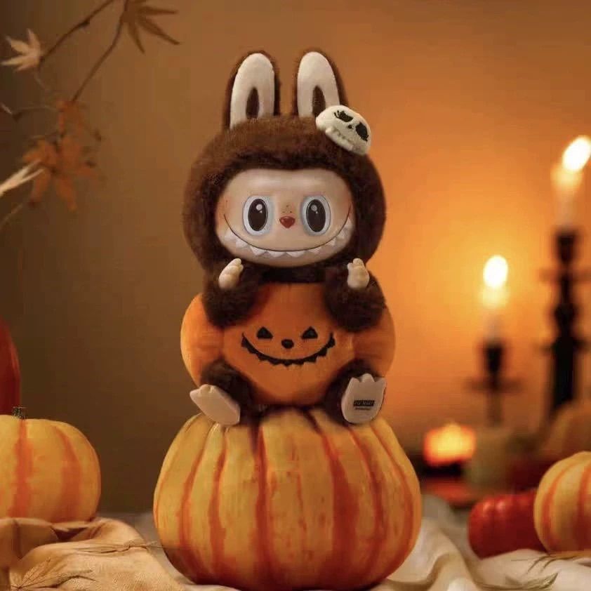 品 10月 POPMART ポップマート カボチャLABUBU” 2025 Halloween ハロウィン ” 中国 ぬいぐるみ本体 キー