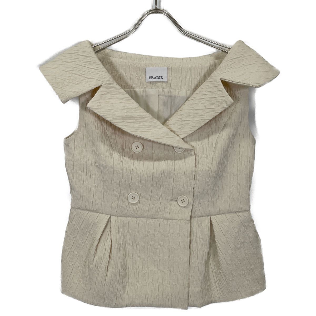 ERADIE エラディエ】オフショルワイドカラートップス