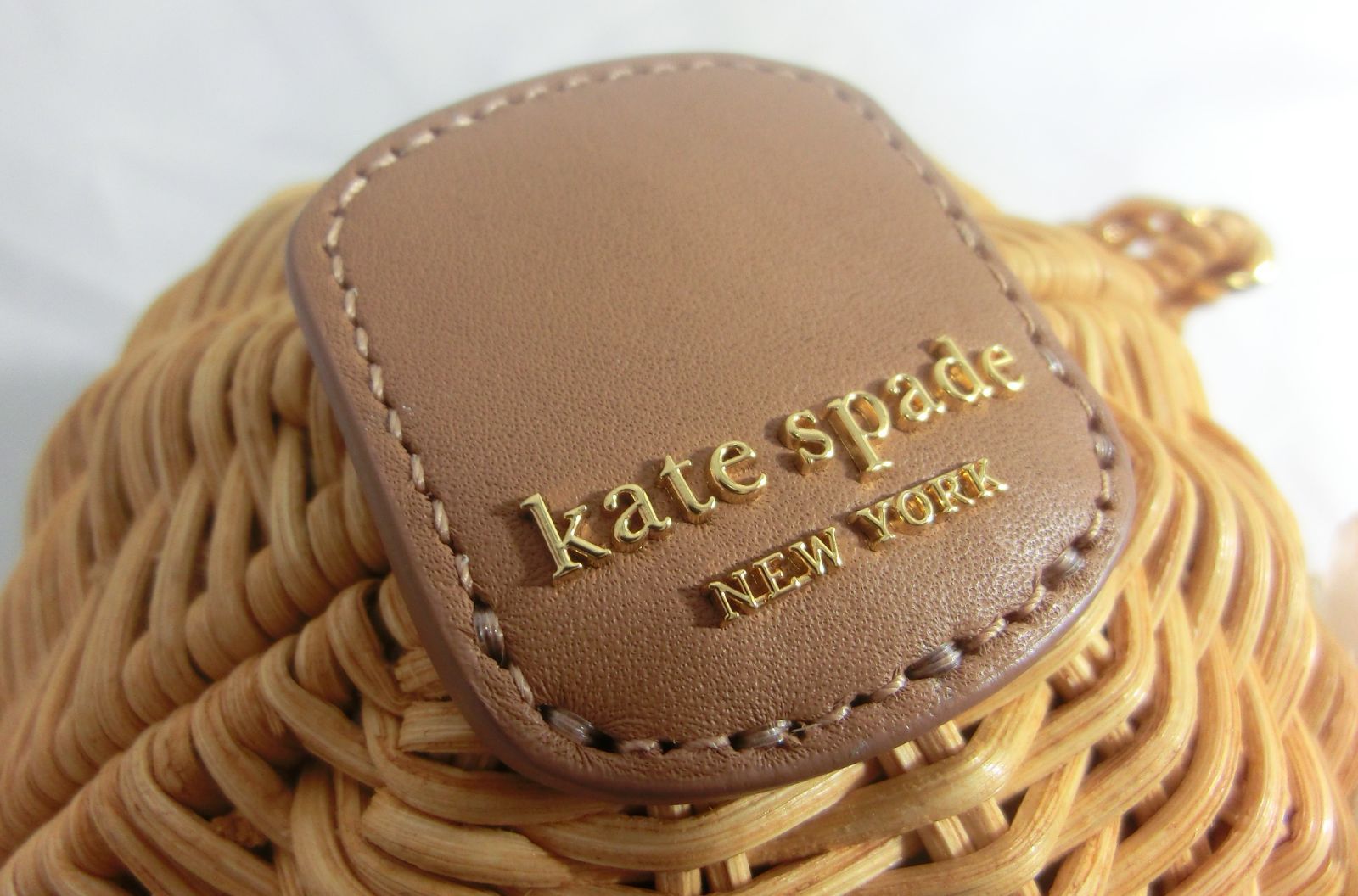 中古美品 kate spade new york ブライダルウィッカー ブーケ