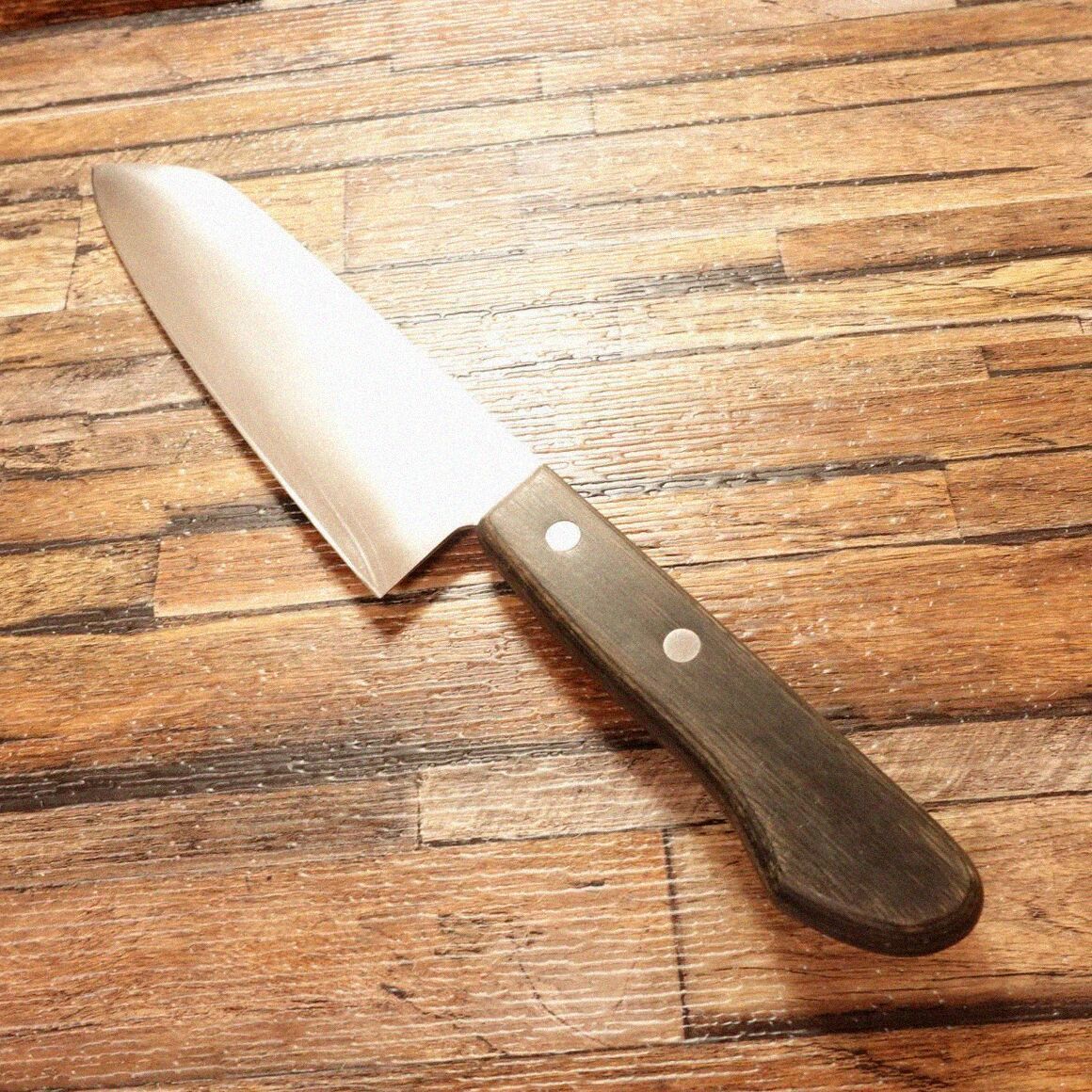 鍔屋 牛刀 研ぎ済 万能包丁 ディンプル付き 片刃気味 7:3 合羽橋 TSUBAYA