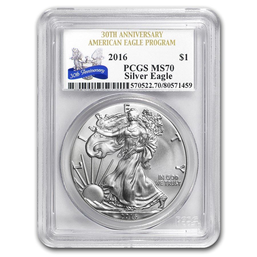 ★最高鑑定 2016 米国 プラチナ イーグル 100ドル PCGS MS70 保証書・スラブ付き] 2016年 (新品) アメリカ「イーグル