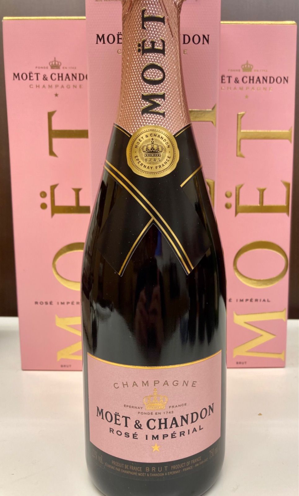 新品未開封】Moët & Chandon(モエ・エ・シャンドン)ロゼ × 8本 - ワイン