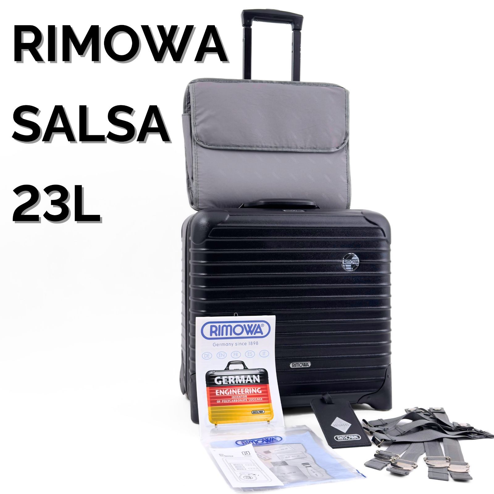 RIMOWA リモワ　サルサ　ビジネストローリー　ブラック　6557 RIMOWA（リモワ）SALSA A：6557 TSA BLACK COLLECTION リモワ