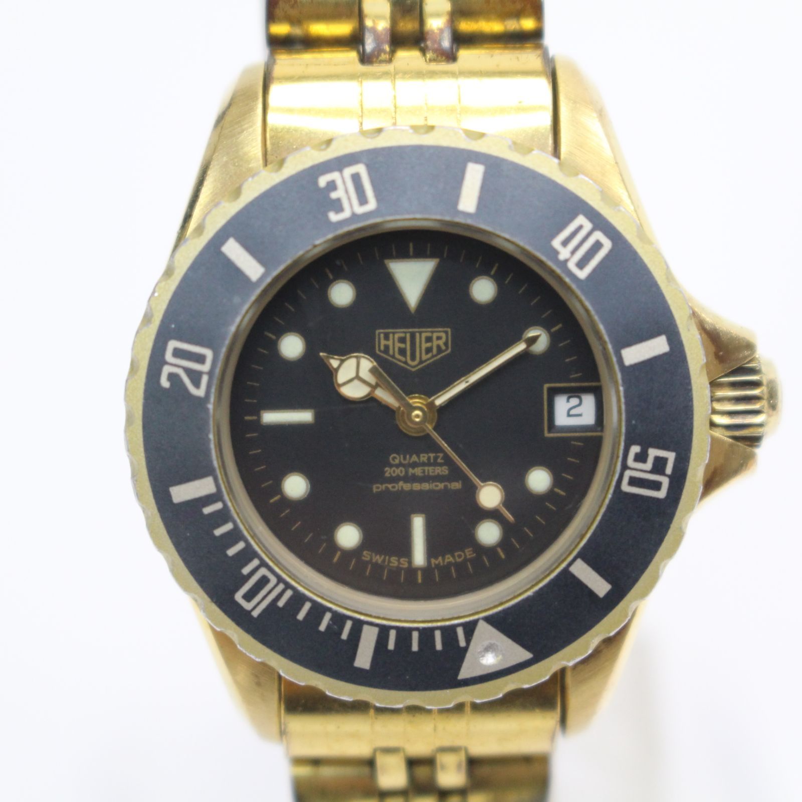 473)TAG HEUER タグホイヤー プロフェッショナル200M 980.038/17 QZ 