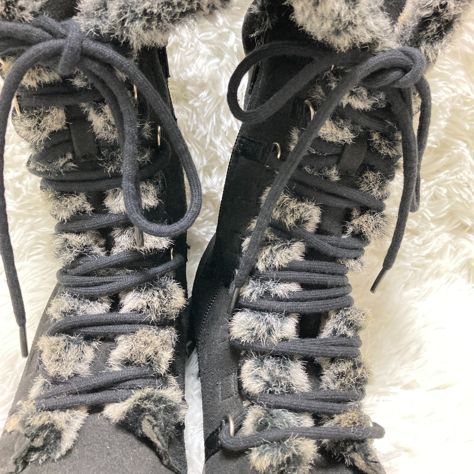 最終価格です♡スケッチャーズ　ファーブーツ スケッチャーズ SKECHERS ロングブーツ スノーブーツ ファー