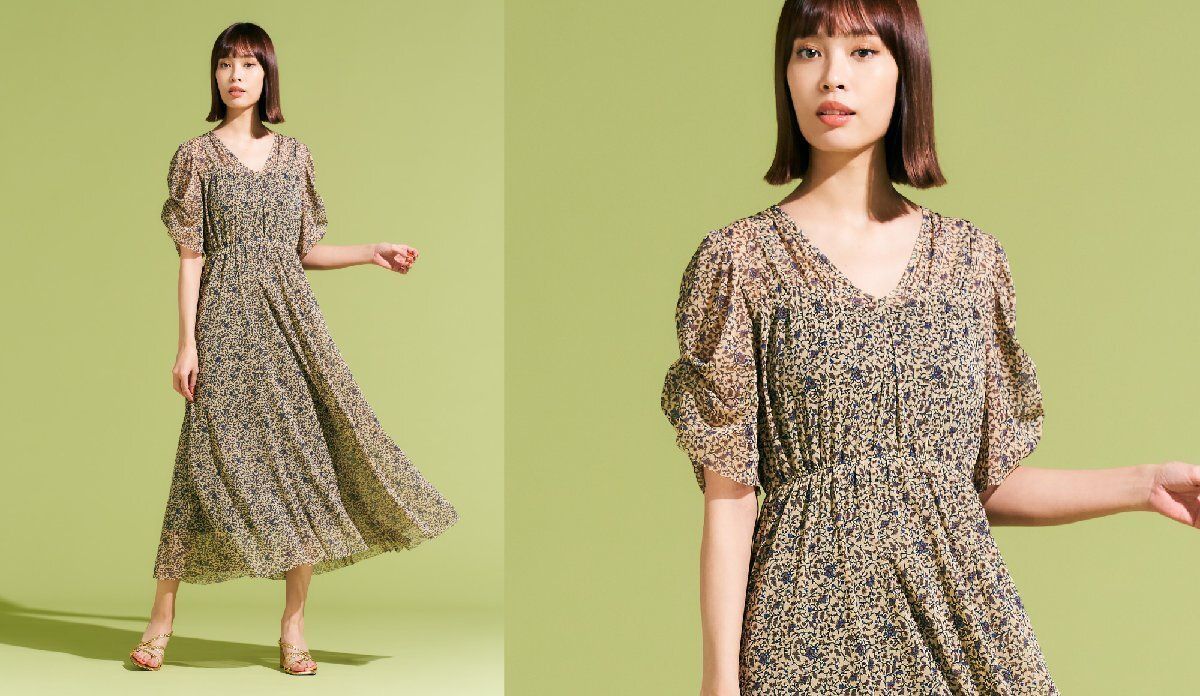 VIVIENNE TAM パワーネットワンピース 未使用！ VIVIENNE TAM ヴィヴィアンタム 総柄パワーネットワンピース