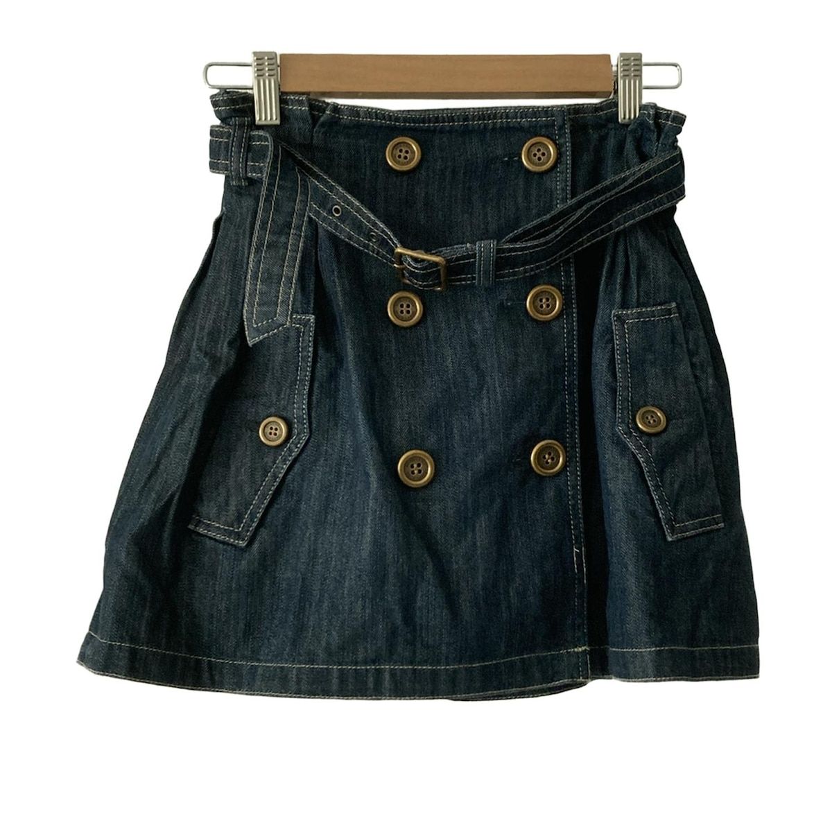 Burberry Blue Label バーバリーブルーレーベル ミニスカート サイズ36 S レディース - ネイビー デニム