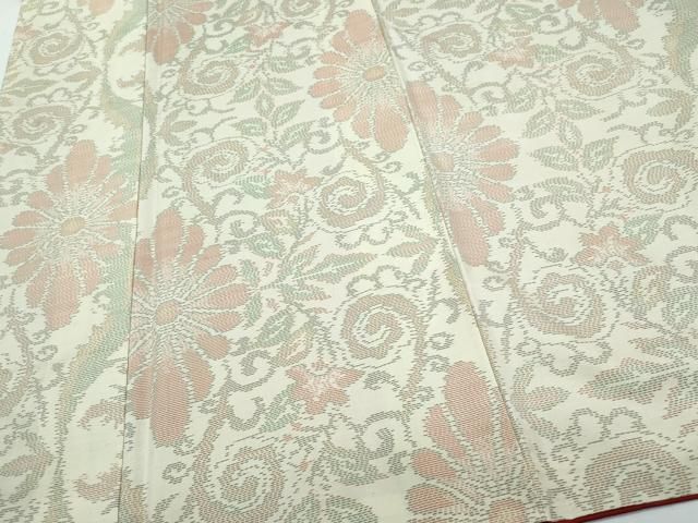 平和屋着物○本場大島紬 白大島 花唐草文 正絹 逸品 CAAR8064vf - メルカリ