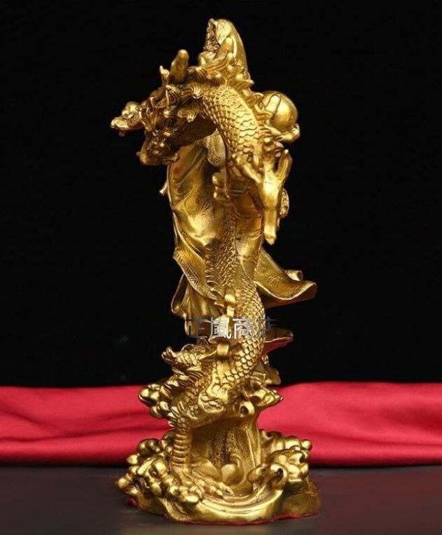 地蔵 菩薩 騎龍観音 銅製 仏像 彫刻 置物 開運 風水 - メルカリ