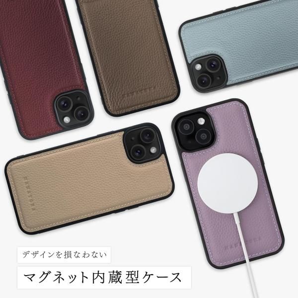ボナベンチュラ 携帯電話ケース - グレー ボナベンチュラ iPhone15Pro