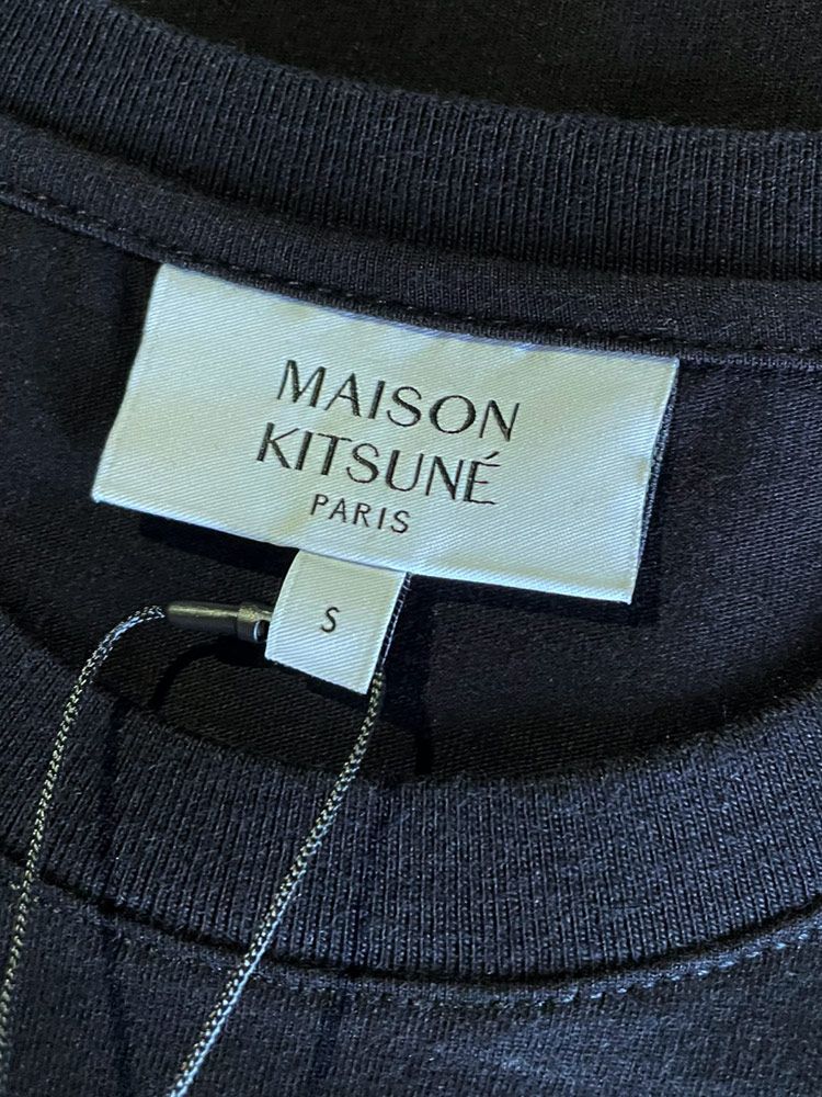  Maison Kitsune メゾン キツネ ワンポイント クルーネック 半袖 Tシャツ BABY FOX 長袖 Tシャツ カットソー