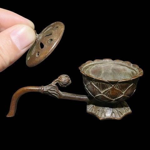 銅細工 蓮華小香炉 香道具 装飾品 工芸品 美術品 置物 - メルカリ