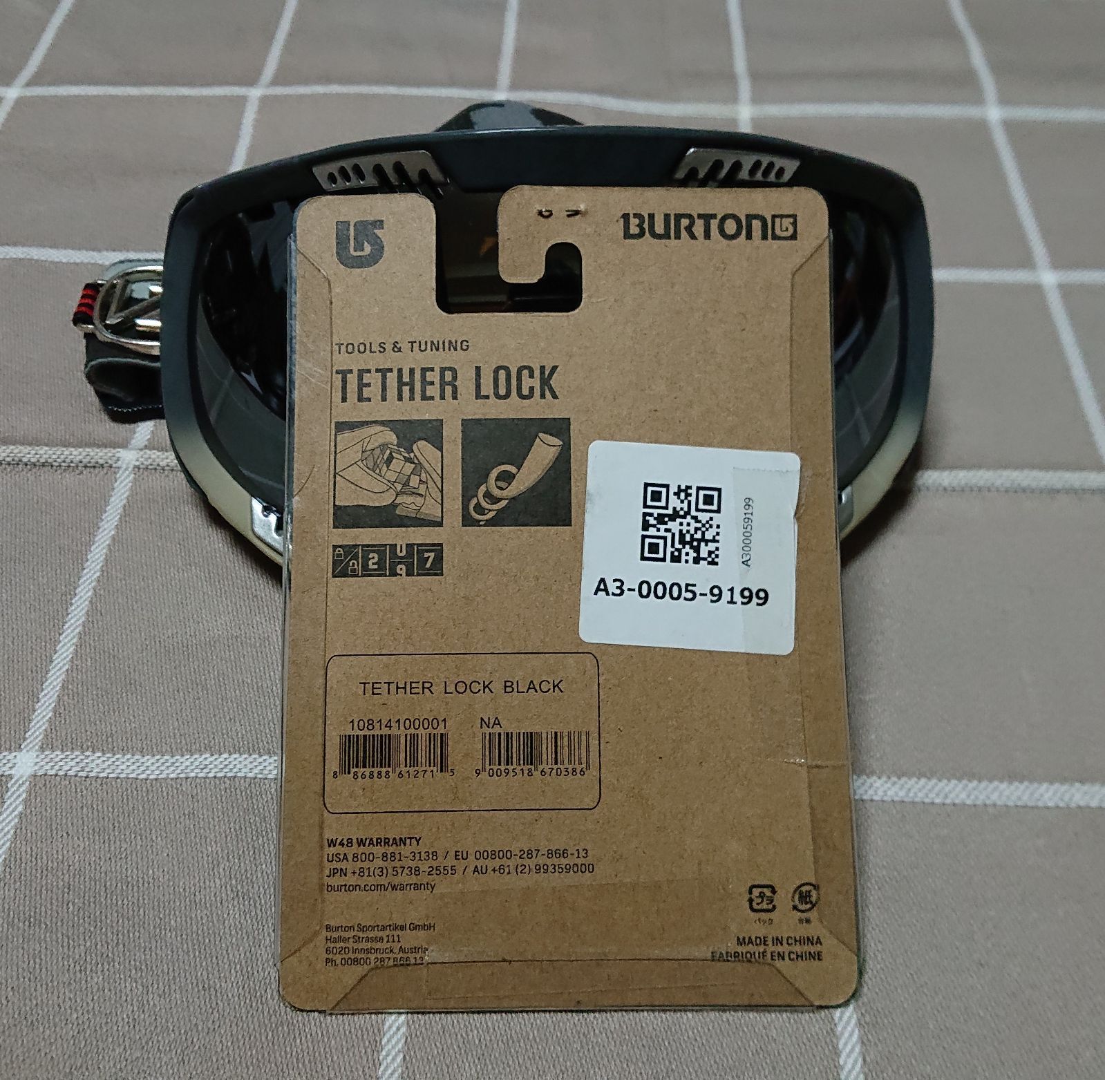 バートン リーシュ コード ロック ワイヤー ケーブル スノーボード グッズ - メルカリ