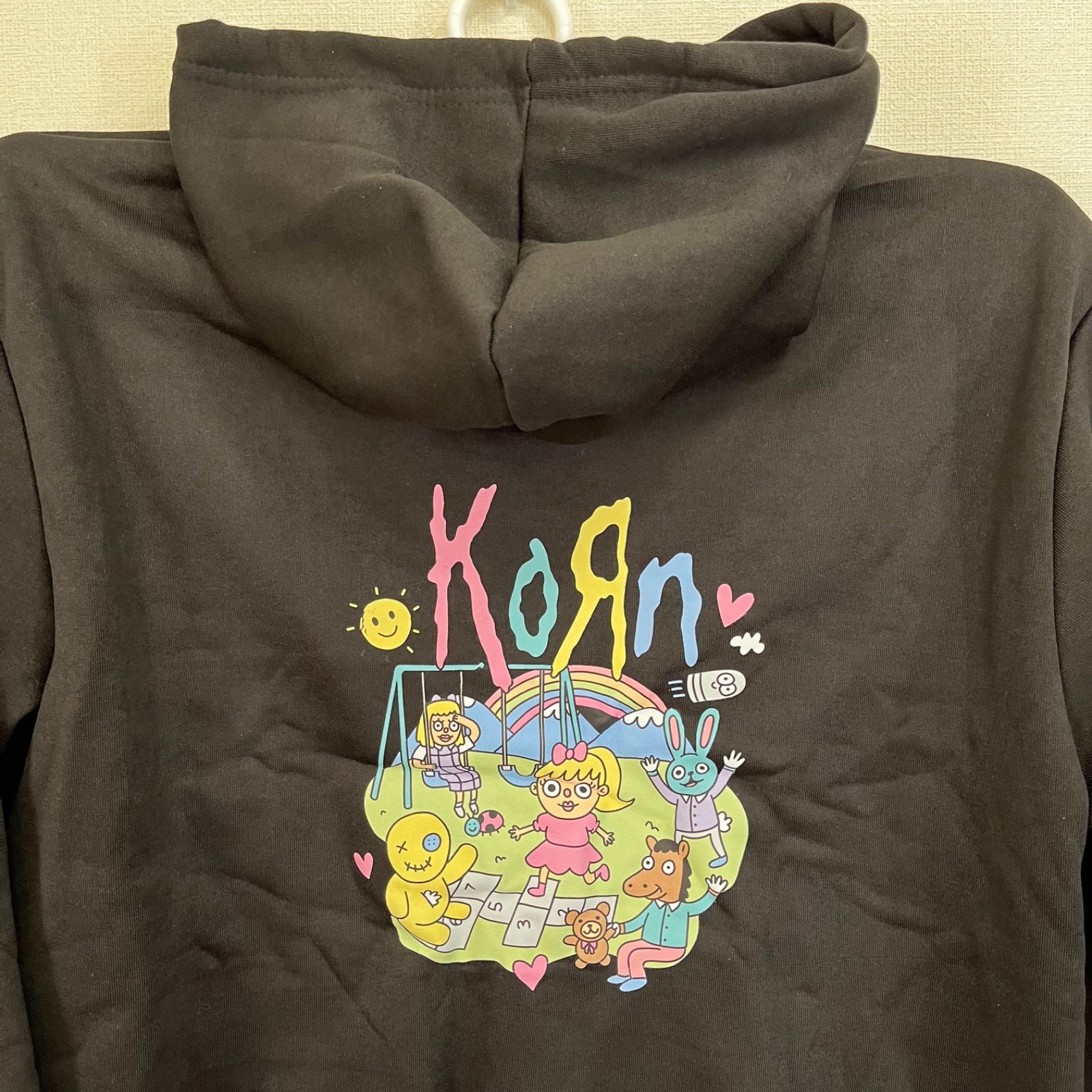 d*t様 希少 90s korn ビンテージ パーカー フーディ VINTAGE ヴィンテージ 90s KORN ISSUES コーン 両面プリント