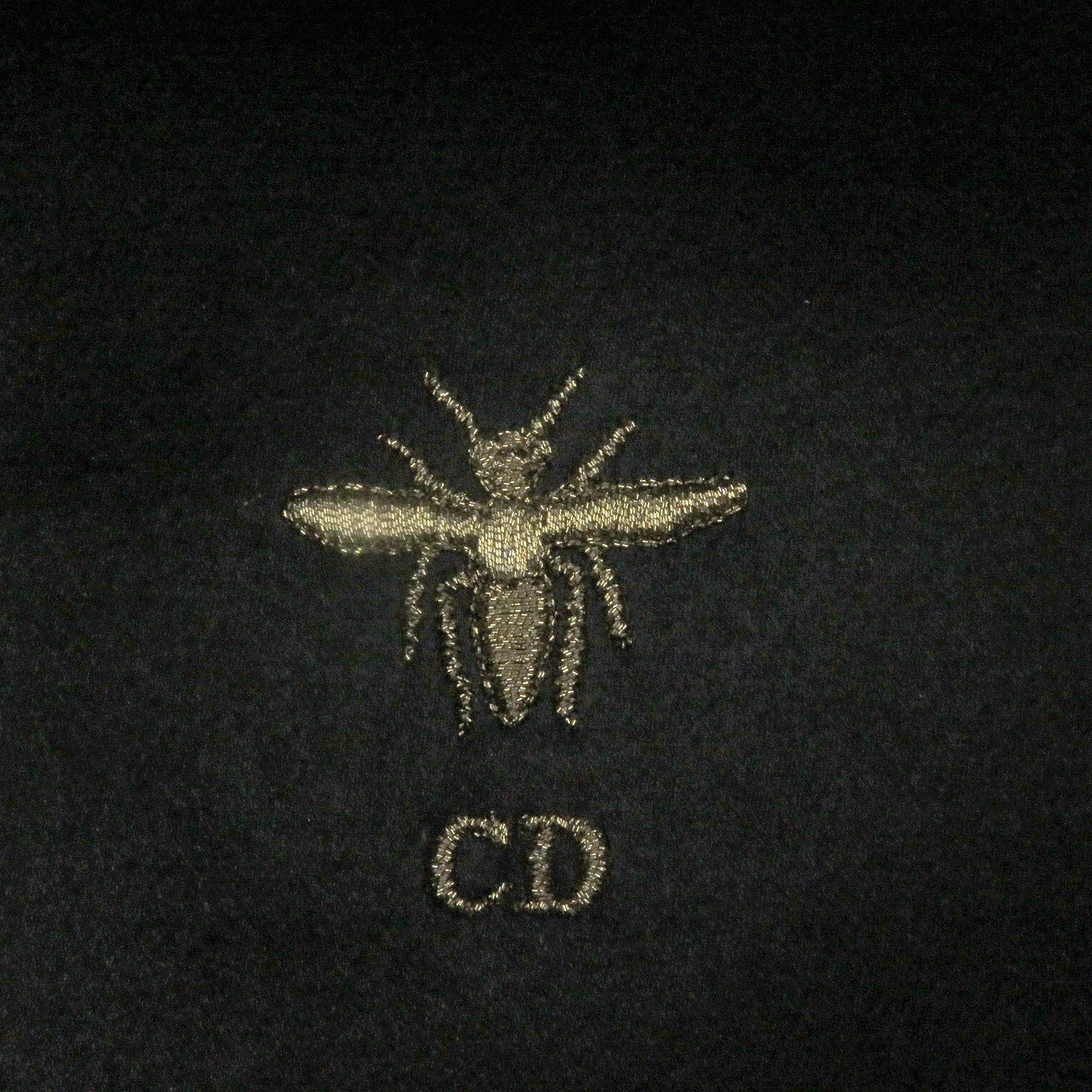 新作アイテムが満載。 □Christian Dior クリスチャンディオール 81DDR920A103 裏シルク100％ Bee刺繍 ロゴゴールド金具 ウールフェルト キャスケット ブラック 59 フランス製 正規品 レディース 【 特価セール-SALE】