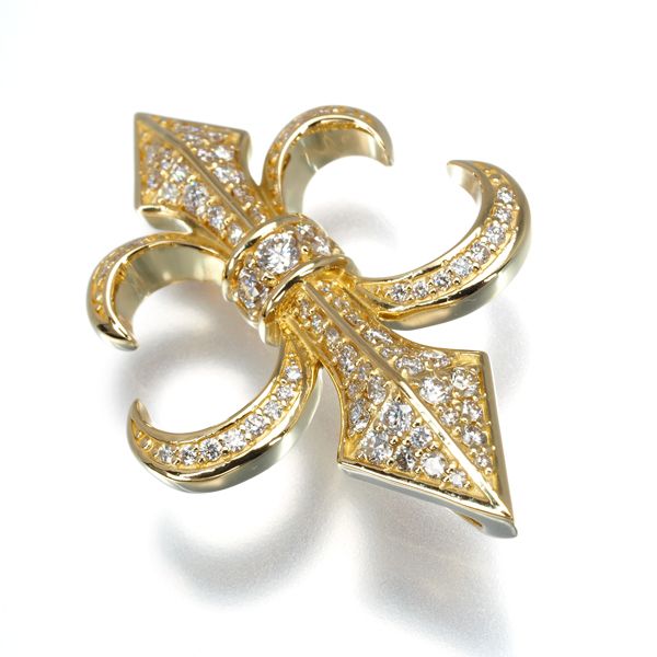 ゆきざき ペンダントトップ ダイヤ ダイヤモンド 0.70ct ユリの