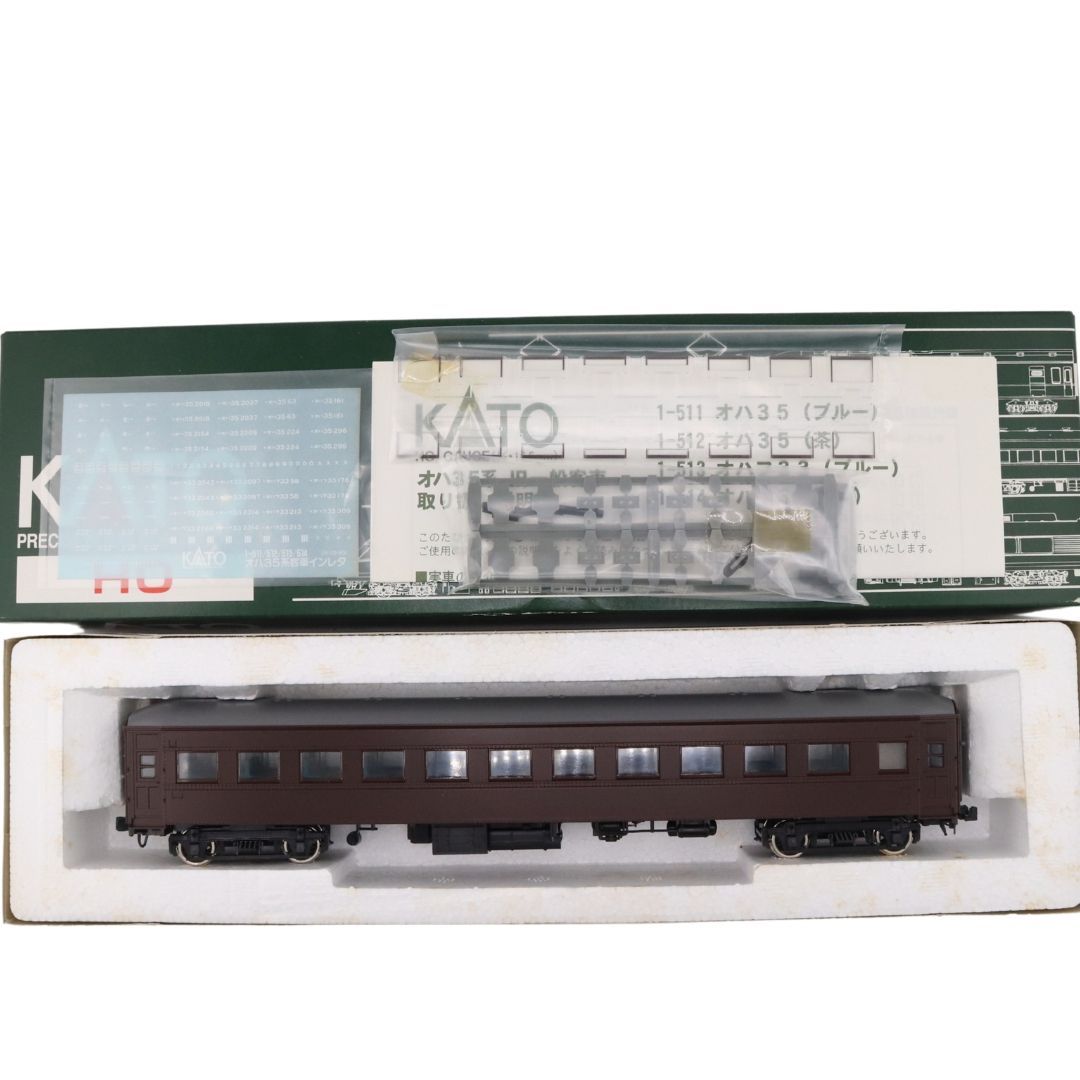 KATO HOゲージ オハ35 茶 1-512 鉄道模型 客車 - メルカリ