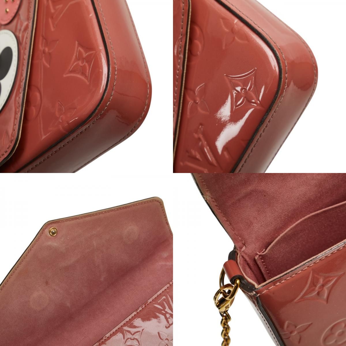 ルイ ヴィトン モノグラム ヴェルニ ポシェット フェリーチェ ドッグ  