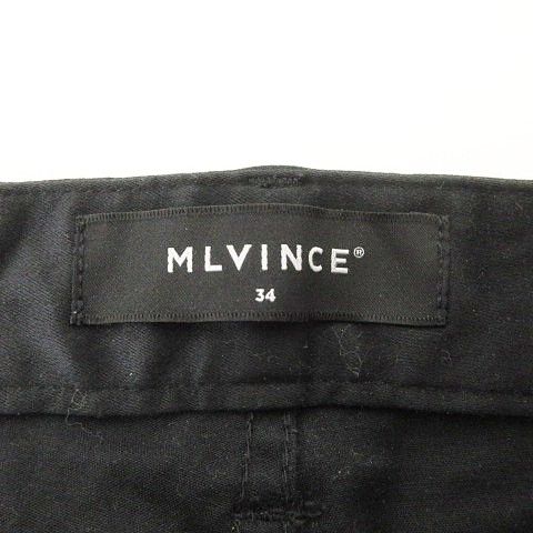 メルヴィンス MLVINCE カーゴパンツ ベージュストレッチ 裾ボタン