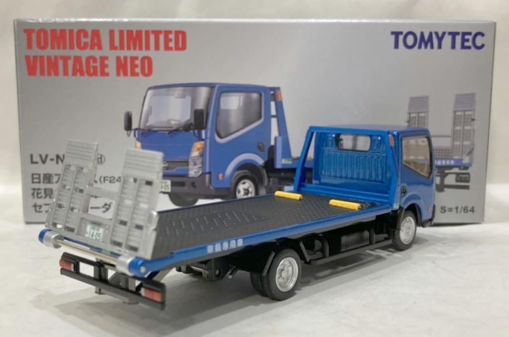 トミカ NEO LV-N144d 日産アトラス F24 花見台自動車 (青) LV-N144d 日産アトラスF24花見台自動車セフテーローダ（青