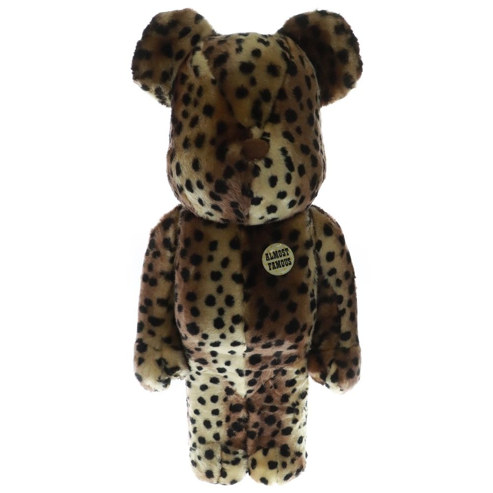 MEDICOM TOY メディコムトイ BE RBRICK FUJIWARA HIROSHI WORLD WIDE TOUR 1000% ベアブリック 藤原ヒロシ ワールドワイドツアー レオパード 人形 フィギュア ブラウン