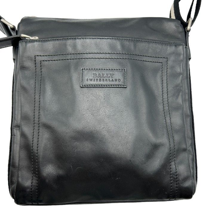 BALLY バリーTUSTON-SM メンズショルダーバッグブラック本革