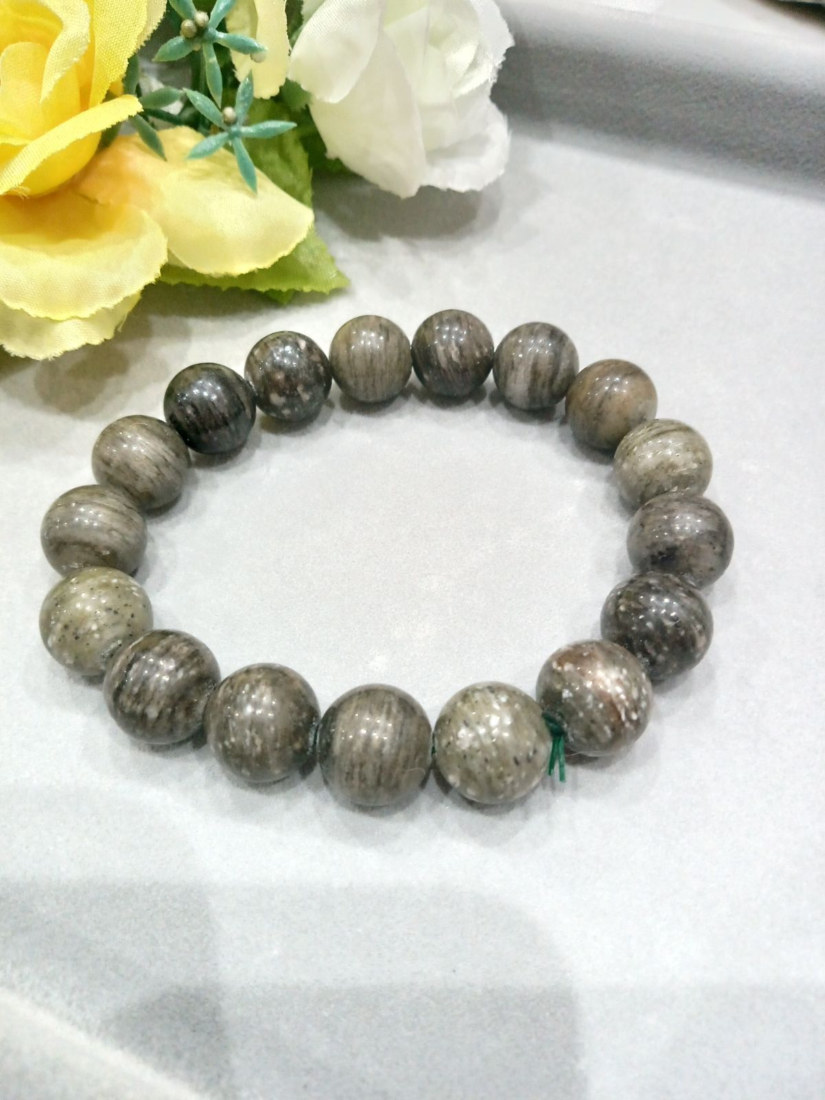 【専用】バドガシュタイン ブレスレット バドガシュタイン鉱石ブレスレット 7mm玉 オーストリア産 健康 美容