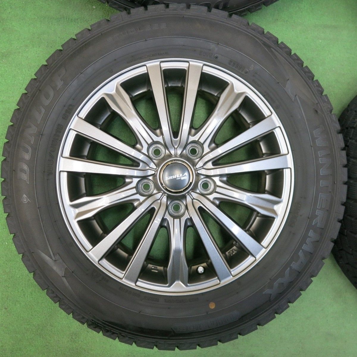 バリ溝！21年！キレイ！9.5分☆スタッドレス 195/65R15 ダンロップ 