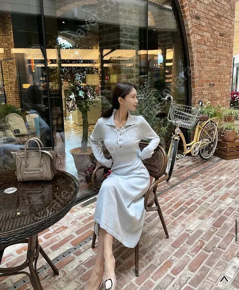 mimiwor パイナップル ウール カラ ONE PIECE