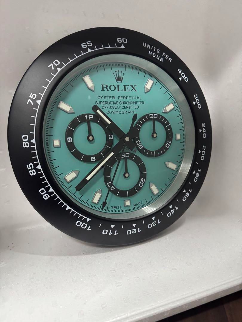 ROLEX 掛け時計　デイトナ型タイプの大型壁掛け時計。 ロレックス デイトナ壁掛け時計 新品-WTO輸入1 ROLEX 掛け時計