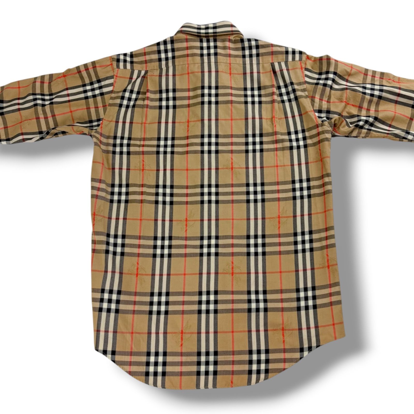 バーバリーズ Burberrys 長袖 ロングシャツ 80s ノバチェック シャドー 