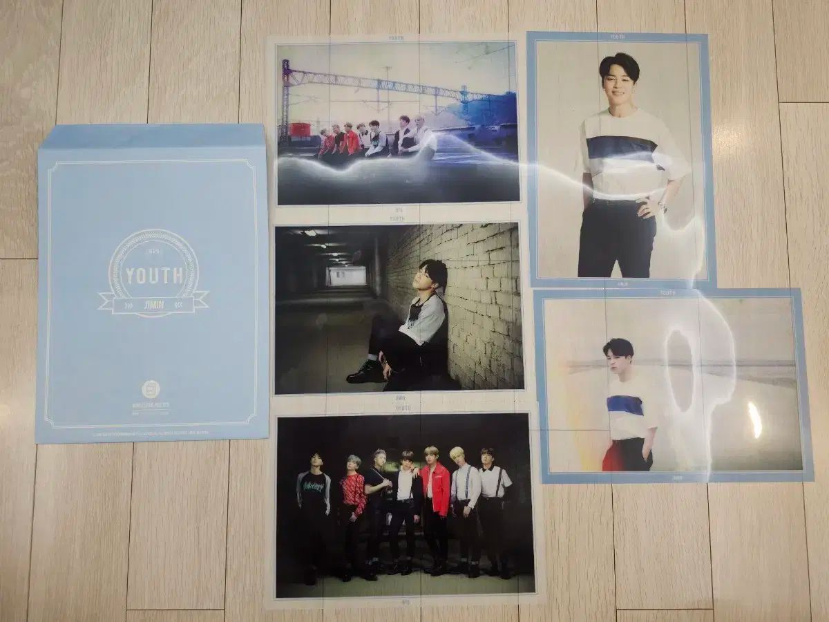 ◎ BTS YOUTH ジミン クリアポスター 5枚セット