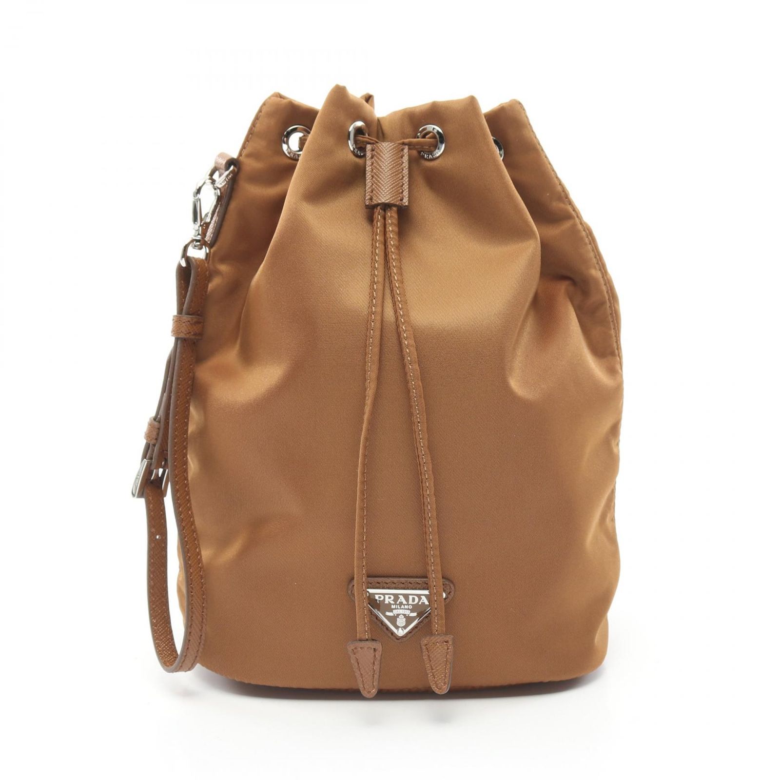 プラダ PRADA ポーチ Re-Nylon 1NS369 ブランデー ナイロン 