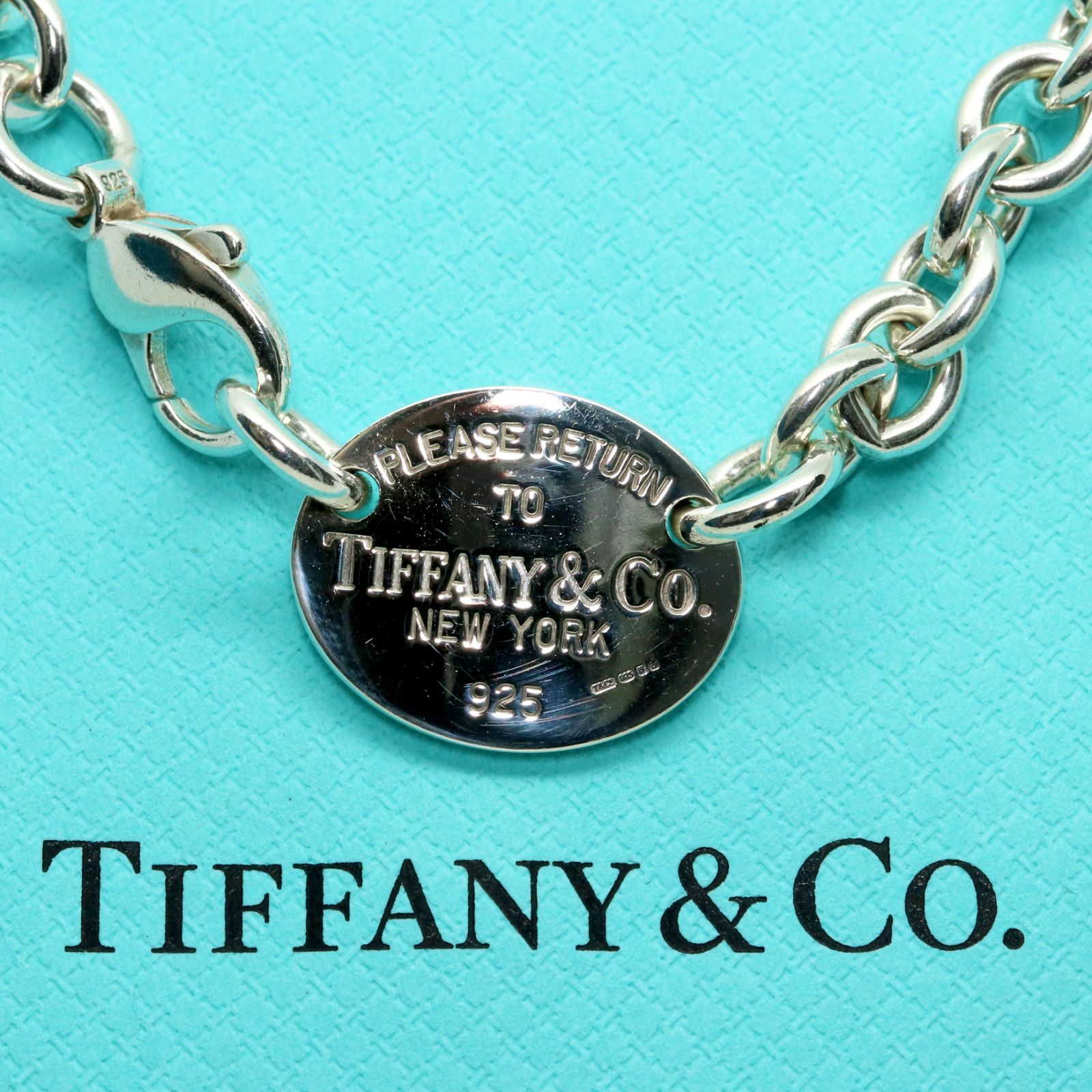 希少 ティファニー リターントゥ オーバル タグ チョーカー/24-3740S  